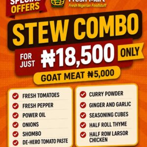 STEW COMBO ( Goat meat )