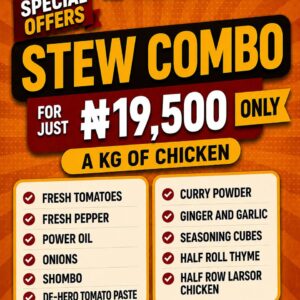 STEW COMBO ( Chicken )