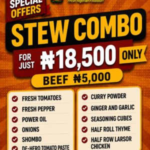 STEW COMBO ( Beef )