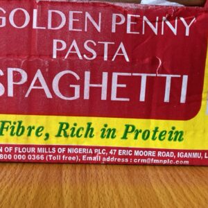 Carton of Golden Penny Spaghetti